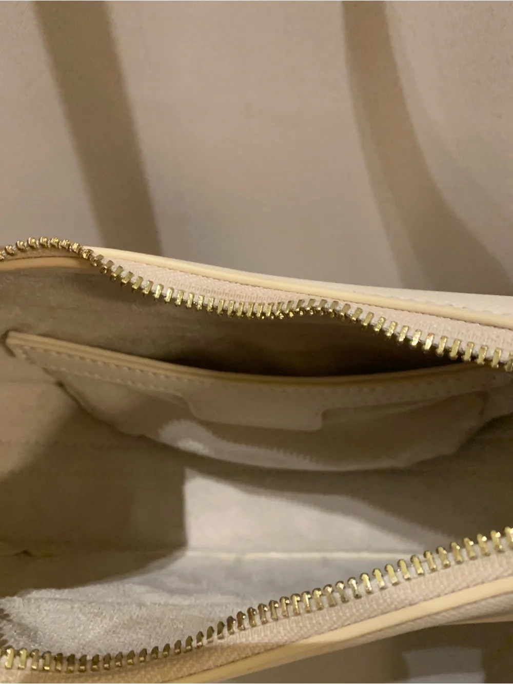 Amazon Cream Crescent Shoulder Bag